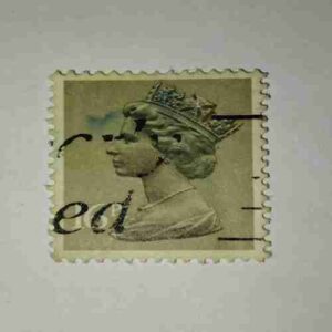 GREAT BRITAIN QUEEN ELIZABETH 16Pence POSTAGE STAMP GREAT BRITAIN QUEEN ELIZABETH 16Pence POSTAGE STAMP