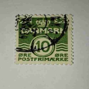 POSTFRIMAERKE 10 POSTAGE STAMP POSTFRIMAERKE 10 POSTAGE STAMP