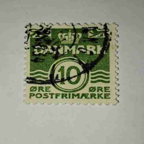 POSTFRIMAERKE 10 POSTAGE STAMP POSTFRIMAERKE 10 POSTAGE STAMP