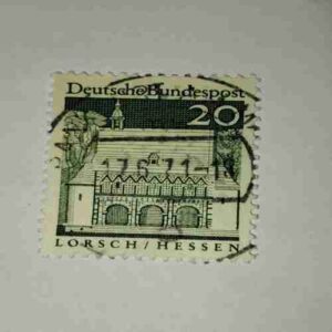 DEUTSCHE BUNDESPOST 20 POSTAGE , LORSCH / HESSEN STAMP DEUTSCHE BUNDESPOST 20 POSTAGE , LORSCH / HESSEN STAMP