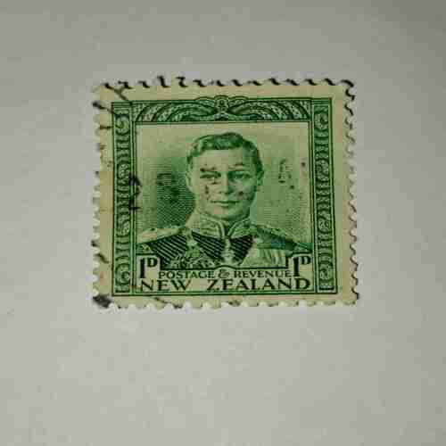 NEW ZEALAND 1D POSTAGE STAMP NEW ZEALAND 1D POSTAGE STAMP