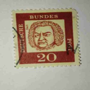 BUNDES POST 20 POSTAGE STAM BUNDES POST 20 POSTAGE STAM