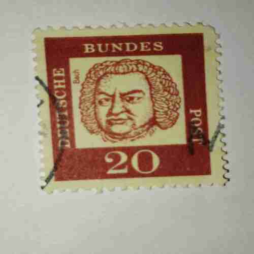 BUNDES POST 20 POSTAGE STAM