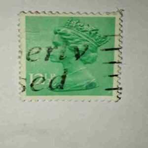 QUEEN ELIZABETH 12 1/2P POSTAGE STAMP QUEEN ELIZABETH 12 1/2P POSTAGE STAMP