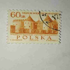 POLSKA 60GR POSTAGE STAMP POLSKA 60GR POSTAGE STAMP
