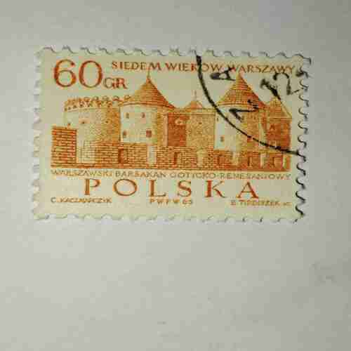 POLSKA 60GR POSTAGE STAMP POLSKA 60GR POSTAGE STAMP