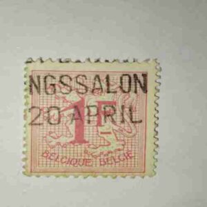 BELCIQUE BELCHE 1F POSTAGE STAMP