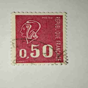 REPUBLIQUE FRANCAISE 0,50 POSTAGE STAMP REPUBLIQUE FRANCAISE 0,50 POSTAGE STAMP