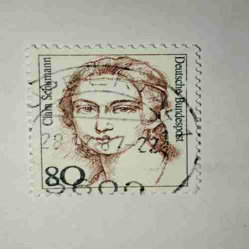 DEUTSCHE BUNDESPOST 80 POSTAGE STAMP DEUTSCHE BUNDESPOST 80 POSTAGE STAMP