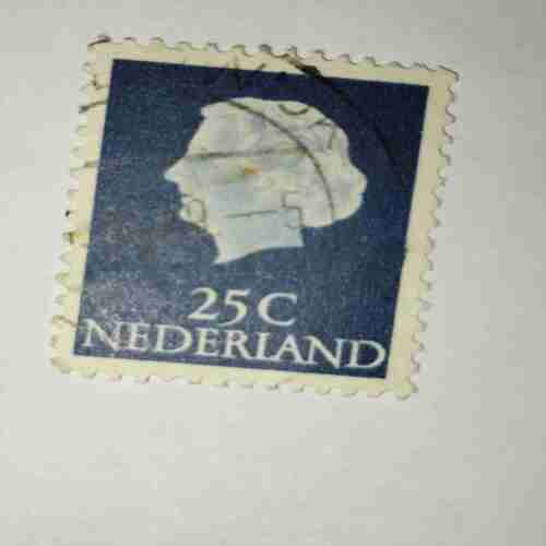 NEDERIAND 25C POSTAGE STAMP NEDERIAND 25C POSTAGE STAMP