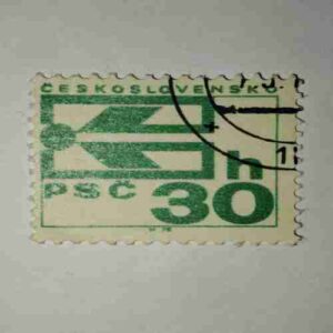CESKOSLOVENSKO 30h POSTAGE STAMP CESKOSLOVENSKO 30h POSTAGE STAMP