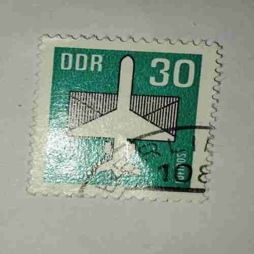 DDR 1983 - LUFTPOST , FLUGZEUG 30 POSTAGE STAMP DDR 1983 - LUFTPOST , FLUGZEUG 30 POSTAGE STAMP