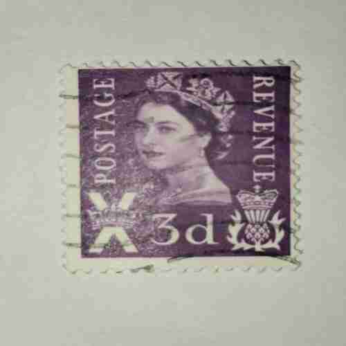 REVENUE 3d POSTAGE STAMP