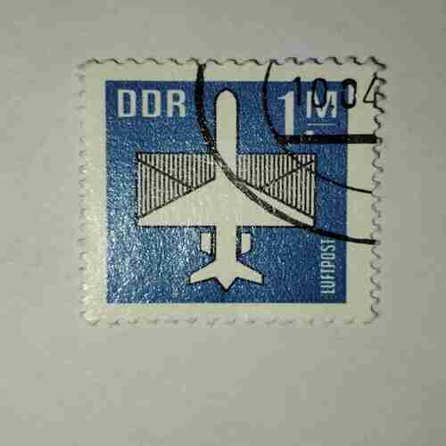 DDR 1983 - LUFTPOST , FLUGZEUG 1M POSTAGE STAMP DDR 1983 - LUFTPOST , FLUGZEUG 1M POSTAGE STAMP