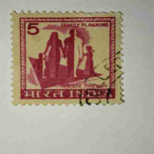 INDIA 5 POSTAGE STAMP INDIA 5 POSTAGE STAMP