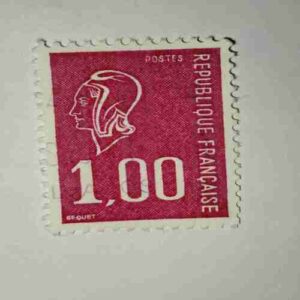 REPUBLIQUE FRANCAISE 1,00 POSTAGE STAMP REPUBLIQUE FRANCAISE 1,00 POSTAGE STAMP