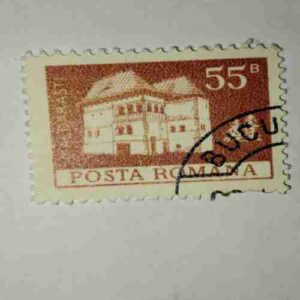 ROMANA 55BANI POSTAGE STAMP ROMANA 55BANI POSTAGE STAMP