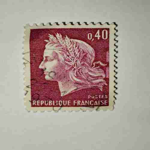 REPUBLIQUE FRANCAISE 0,40 POSTAGE STAMP REPUBLIQUE FRANCAISE 0,40 POSTAGE STAMP
