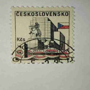 CESKOSLOVENSKO KCS POSTAGE STAMP CESKOSLOVENSKO KCS POSTAGE STAMP