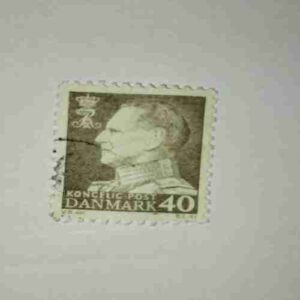 DANMARK 40 POSTAGE , KONGELIG STAMP DANMARK 40 POSTAGE , KONGELIG STAMP