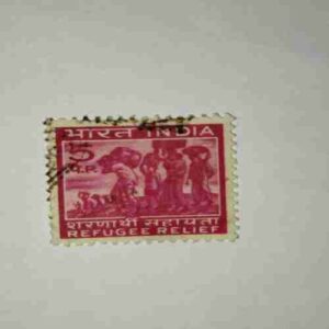 INDIA POSTAGE STAMP 5P. INDIA POSTAGE STAMP 5P.