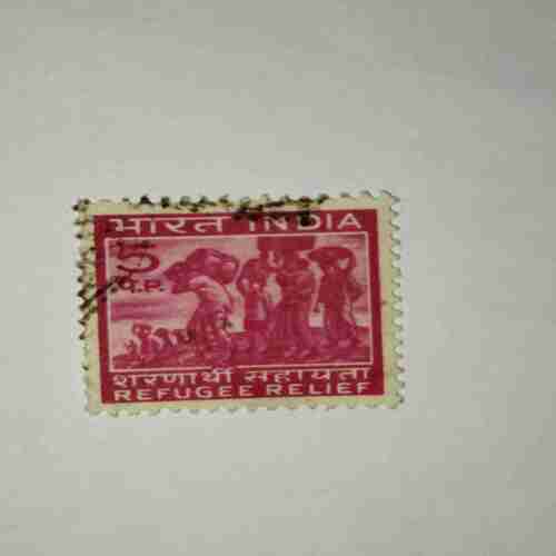 INDIA POSTAGE STAMP 5P. INDIA POSTAGE STAMP 5P.