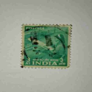 INDIA 3AS. POSTAGE STAMP INDIA 3AS. POSTAGE STAMP
