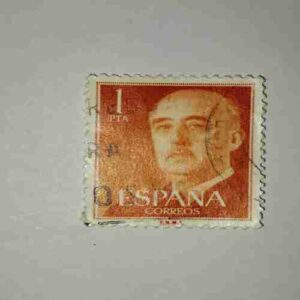 SPANISH 1PTAS POSTAGE , CORREOS STAMP SPANISH 1PTAS POSTAGE , CORREOS STAMP