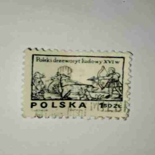 POLSKA 1 50 POSTAGE STAMP POLSKA 1 50 POSTAGE STAMP