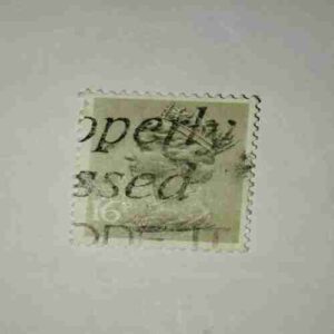 GREAT BRITAIN QUEEN ELIZABETH 16Pence POSTAGE STAMP GREAT BRITAIN QUEEN ELIZABETH 16Pence POSTAGE STAMP