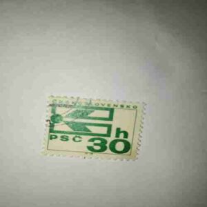 CESKOSLOVENSKO 30h POSTAGE STAMP CESKOSLOVENSKO 30h POSTAGE STAMP
