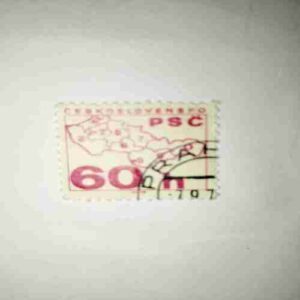 CESKOSLOVENSKO 60h POSTAGE STAMP CESKOSLOVENSKO 60h POSTAGE STAMP CESKOSLOVENSKO 60h POSTAGE STAMP