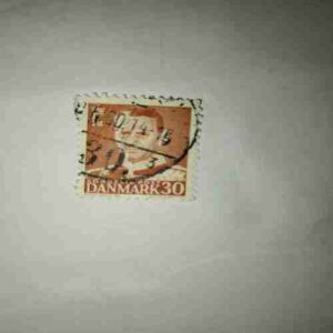DANMARK 30 POSTAGE , KONGELIG STAMP DANMARK 30 POSTAGE , KONGELIG STAMP