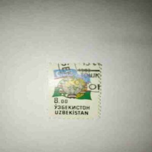 UZBEKISTAN 8.00 POSTAGE STAMP 1993 UZBEKISTAN 8.00 POSTAGE STAMP 1993