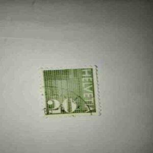HELVETIA 20P POSTAGE STAMP HELVETIA 20P POSTAGE STAMP