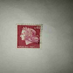 REPUBLIQUE FRANCAISE 0,40 POSTAGE STAMP REPUBLIQUE FRANCAISE 0,40 POSTAGE STAMP