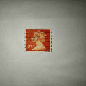 GREAT BRITAIN QUEEN ELIZABETH 22Pence POSTAGE STAMP GREAT BRITAIN QUEEN ELIZABETH 22Pence POSTAGE STAMP