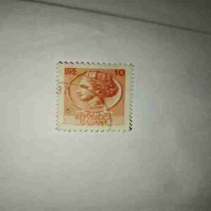 REPVBBLICA ITALIANA 10 POSTAGE STAMP REPVBBLICA ITALIANA 10 POSTAGE STAMP REPVBBLICA ITALIANA 10 POSTAGE STAMP