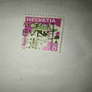 HELVETIA 10P POSTAGE STAMP HELVETIA 10P POSTAGE STAMP