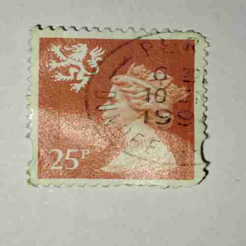 Great Britain Regional Machin Definitive postage stamp for Scotland, Great Britain Regional Machin Definitive postage stamp for Scotland,