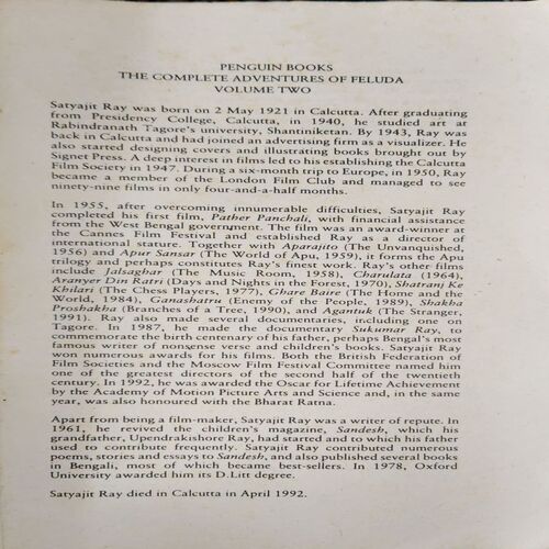 Document_10 Feluda ( By = Satyajit Ray ) ( No. Of Pages = 756 )