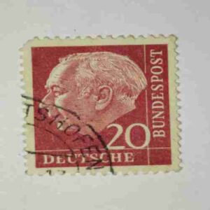 BUNDESPOST 20 POSTAGE STAM BUNDESPOST 20 POSTAGE STAM