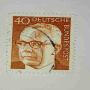 BUNDESPOST 40 POSTAGE STAM BUNDESPOST 40 POSTAGE STAM