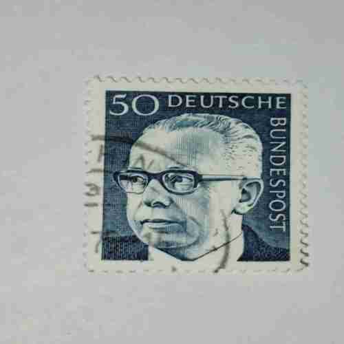 BUNDESPOST 50 POSTAGE STAM BUNDESPOST 50 POSTAGE STAM