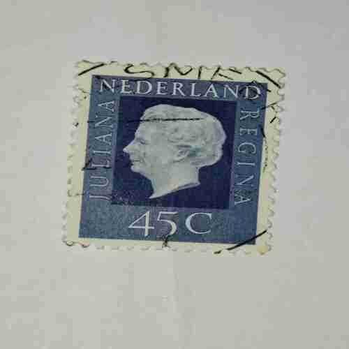 NEDERIAND 45C POSTAGE STAMP NEDERIAND 45C POSTAGE STAMP
