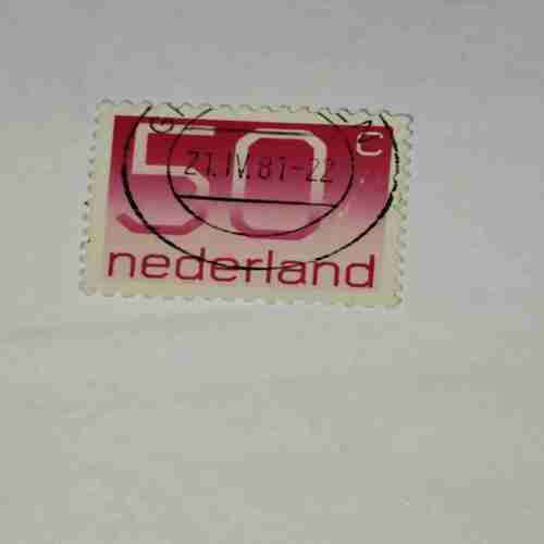NEDERIAND 50C POSTAGE STAMP NEDERIAND 50C POSTAGE STAMP