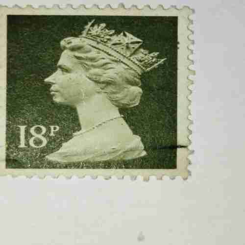 QUEEN ELIZABETH POSTAGE STAMP18p QUEEN ELIZABETH POSTAGE STAMP18p