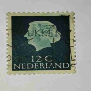 NEDERIAND 12C POSTAGE STAMP NEDERIAND 12C POSTAGE STAMP