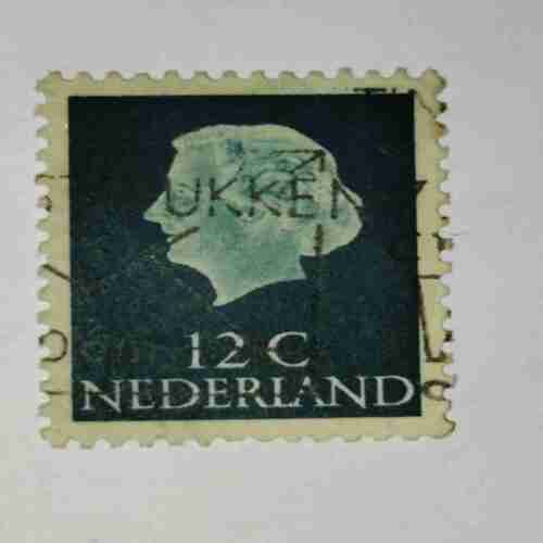 NEDERIAND 12C POSTAGE STAMP