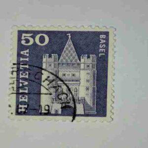 HELVETIA 50 POSTAGE STAMP HELVETIA 50 POSTAGE STAMP